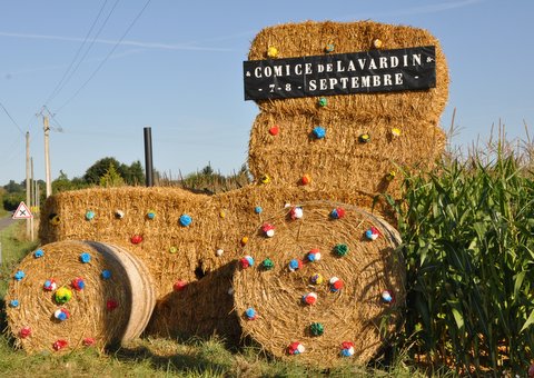 décorations pour le comice de Lavardin