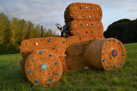 décorations pour le comice de Lavardin