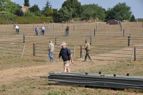 préparation du terrain le 28 Août 2013