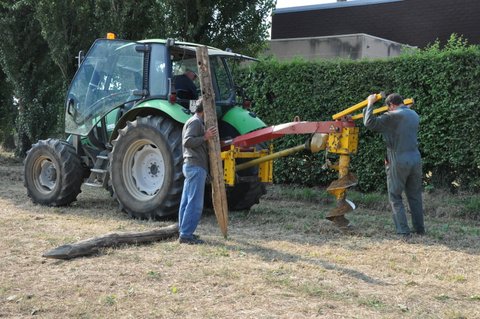 préparation du terrain le 28 Août 2013