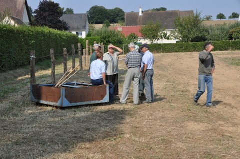 préparation du terrain le 28 Août 2013