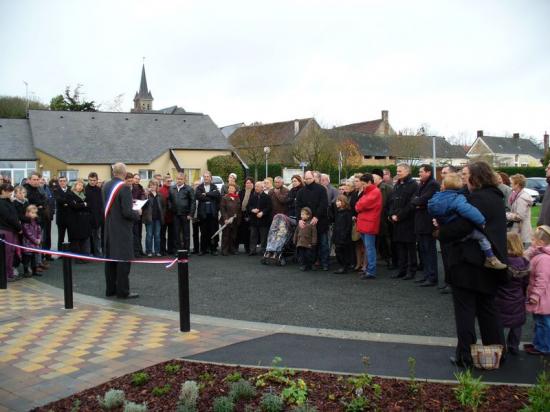 Inauguration de la nouvelle mairie de Lavardin le 28 novembre 2009.