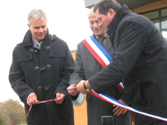 Inauguration de la nouvelle mairie de Lavardin le 28 novembre 2009.