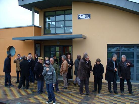 Inauguration de la nouvelle mairie de Lavardin le 28 novembre 2009.