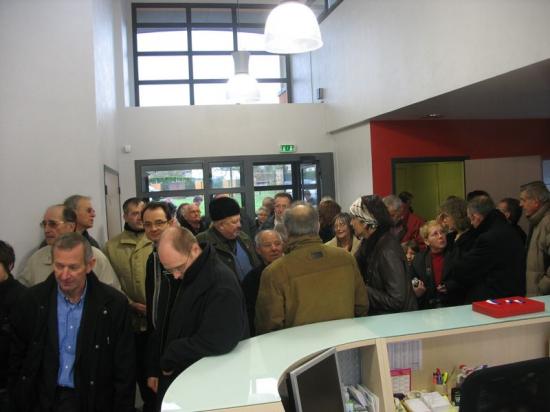 Inauguration de la nouvelle mairie de Lavardin le 28 novembre 2009.