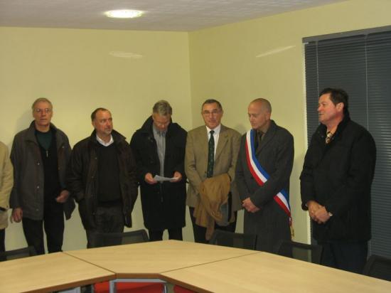 Inauguration de la nouvelle mairie de Lavardin le 28 novembre 2009.